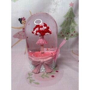 Coquette Valentine’s Day Light Up Snow Globe